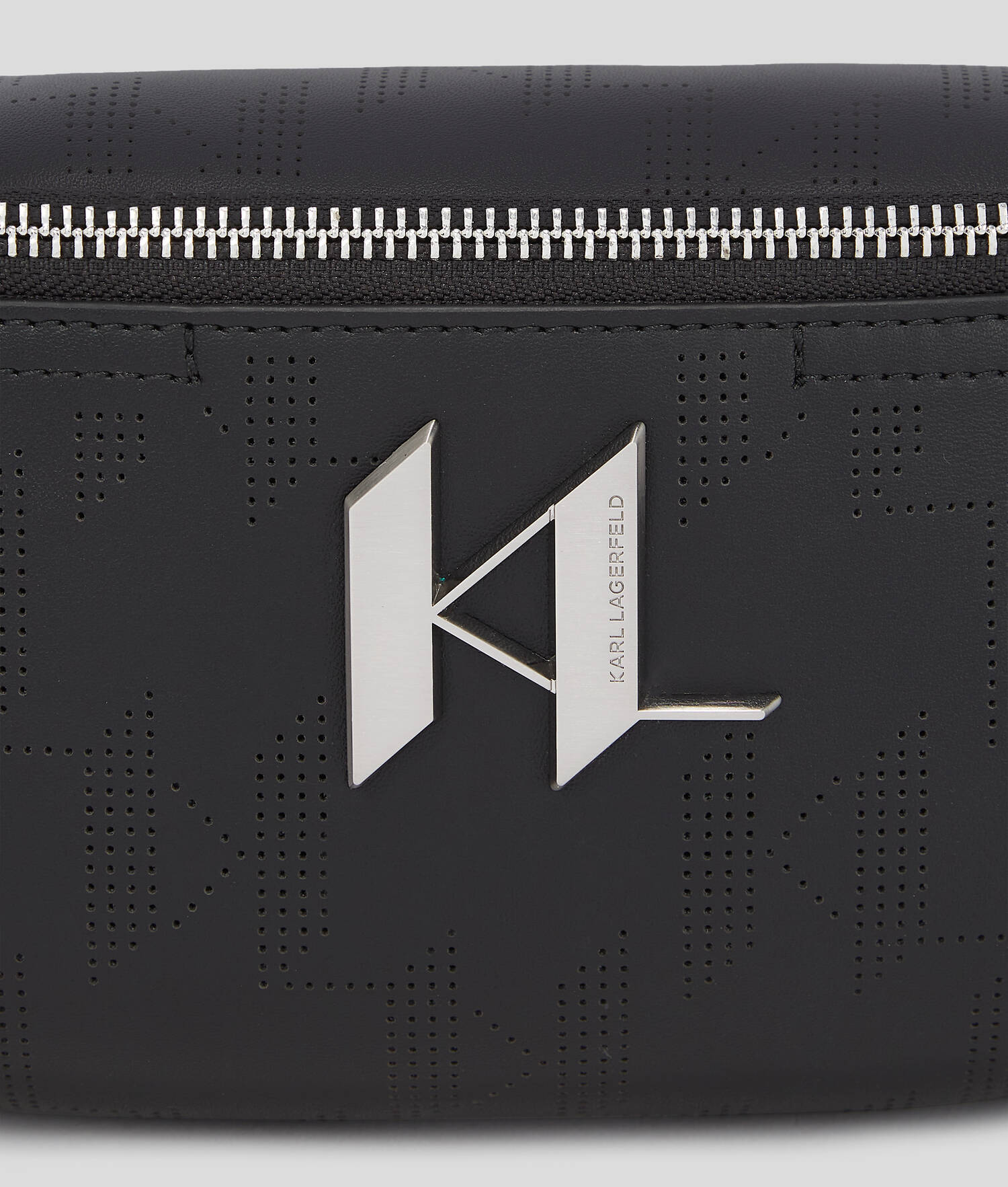 SAC À CEINTURE PERFORÉ K/PLAK - Noir