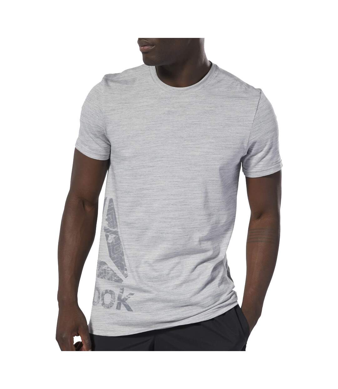 T-Shirt gris homme Reebok Marble Group