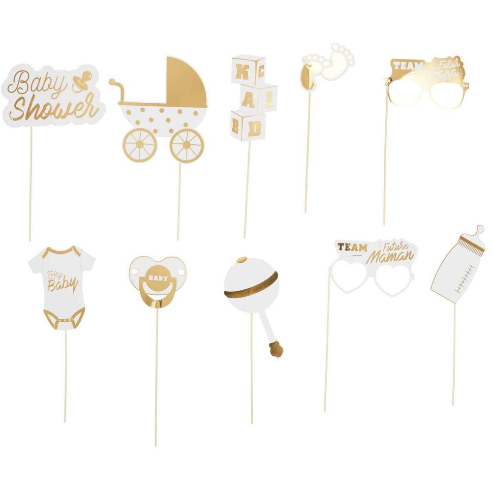 Kit décoration pour baby shower 46 pièces