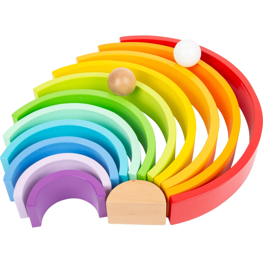 small foot® Holzbausteine Regenbogen XL