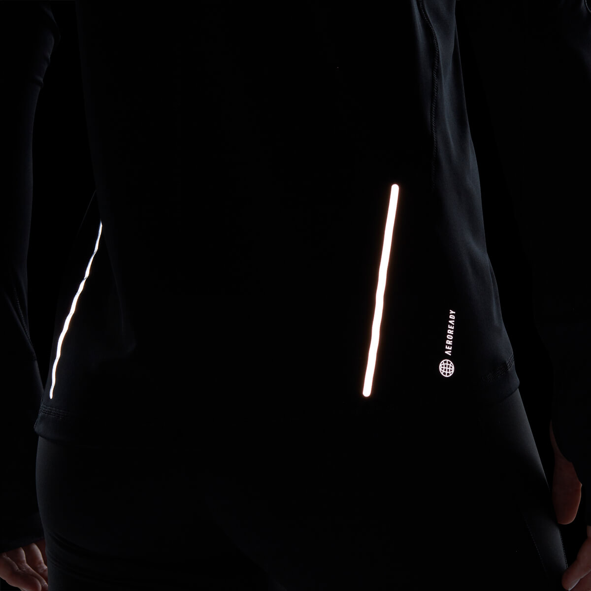 adidas Fast 1/2 Zip Løbetrøje Dame