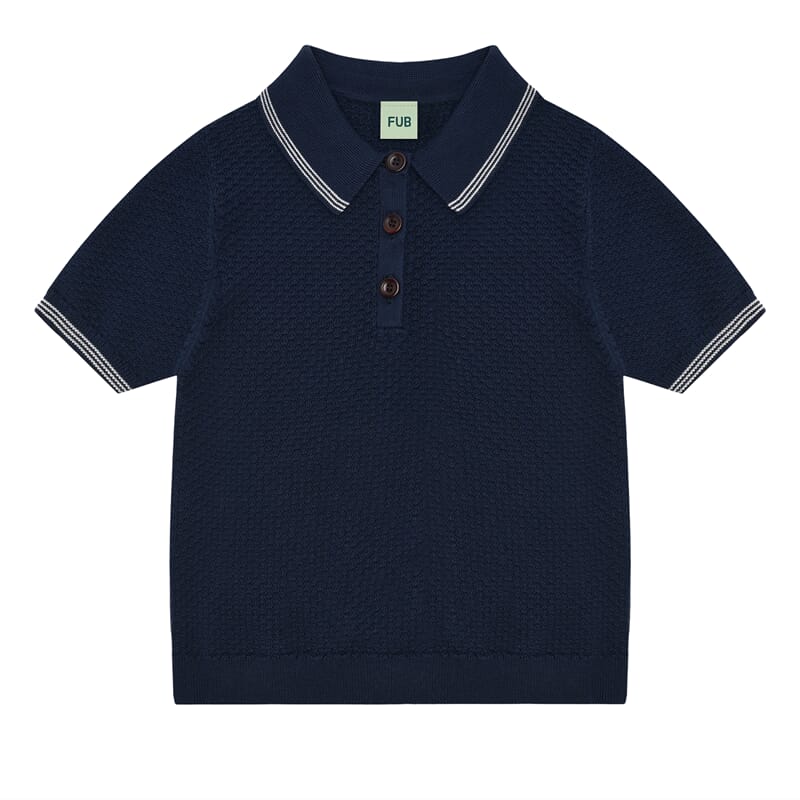 Pique Polo dark navy - Fub - Rumpetroll