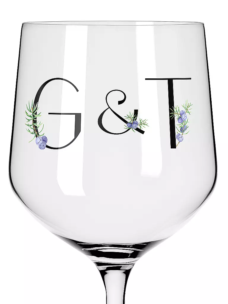 RITZENHOFF Gin Glas 2-er Set BOTANIC LIGHTS  #5 #6 Design Team bunt
