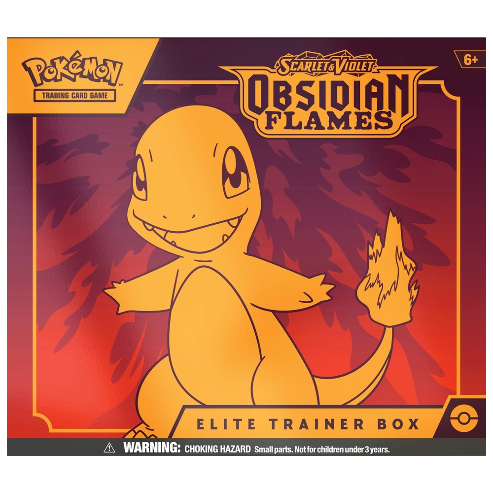 Pokémon-Sammelkartenspiel: Scarlet & Violet 3 Obsidian Flames Elite Trainer Box