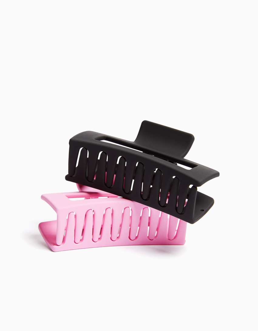 Conjunto com 2 presilhas de cabelo básicas
