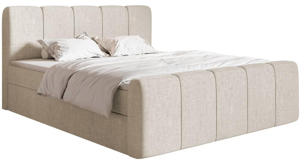 NADUVI Collection Boxspring Chloe 160x200 chenille met opbergruimte