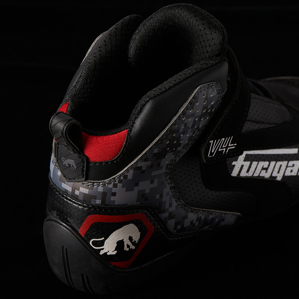 Furygan - Baskets V4 Vented Noir / Gris / Rouge