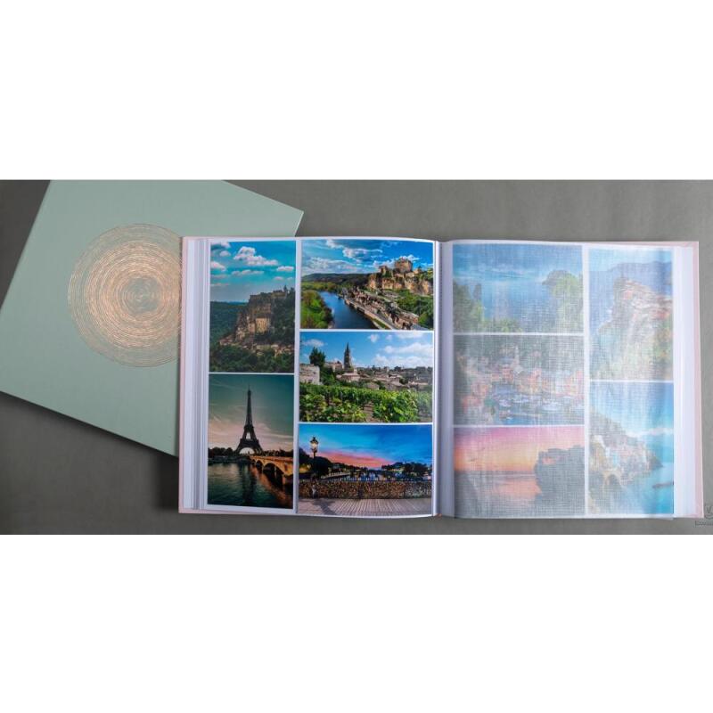 Album photo livre 60 pages blanches Ellipse - Vert