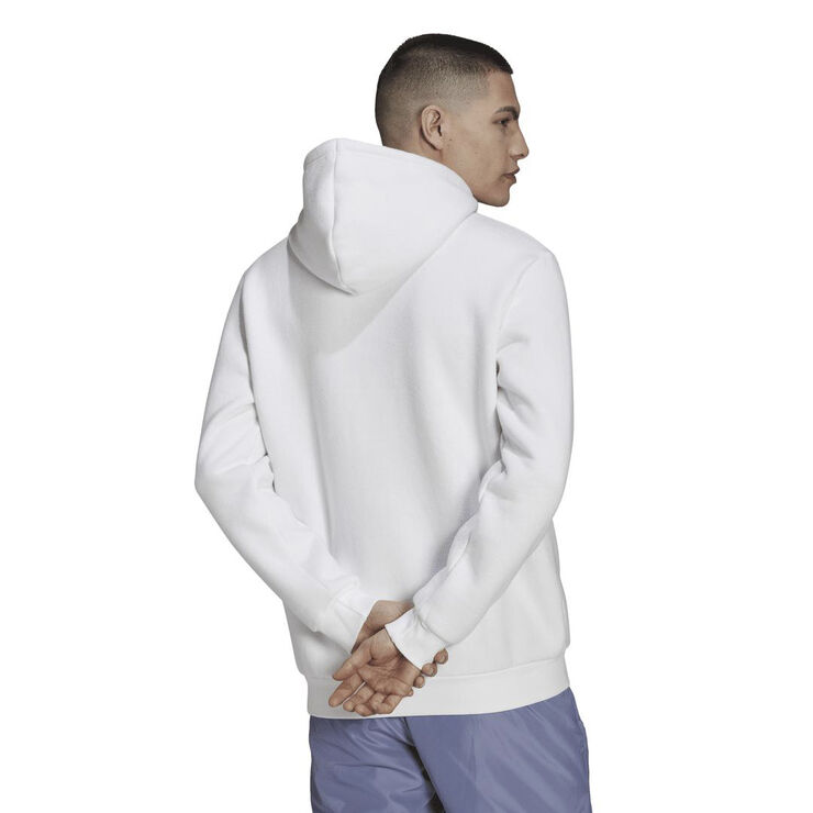 adidas essential trefoil hoodie White