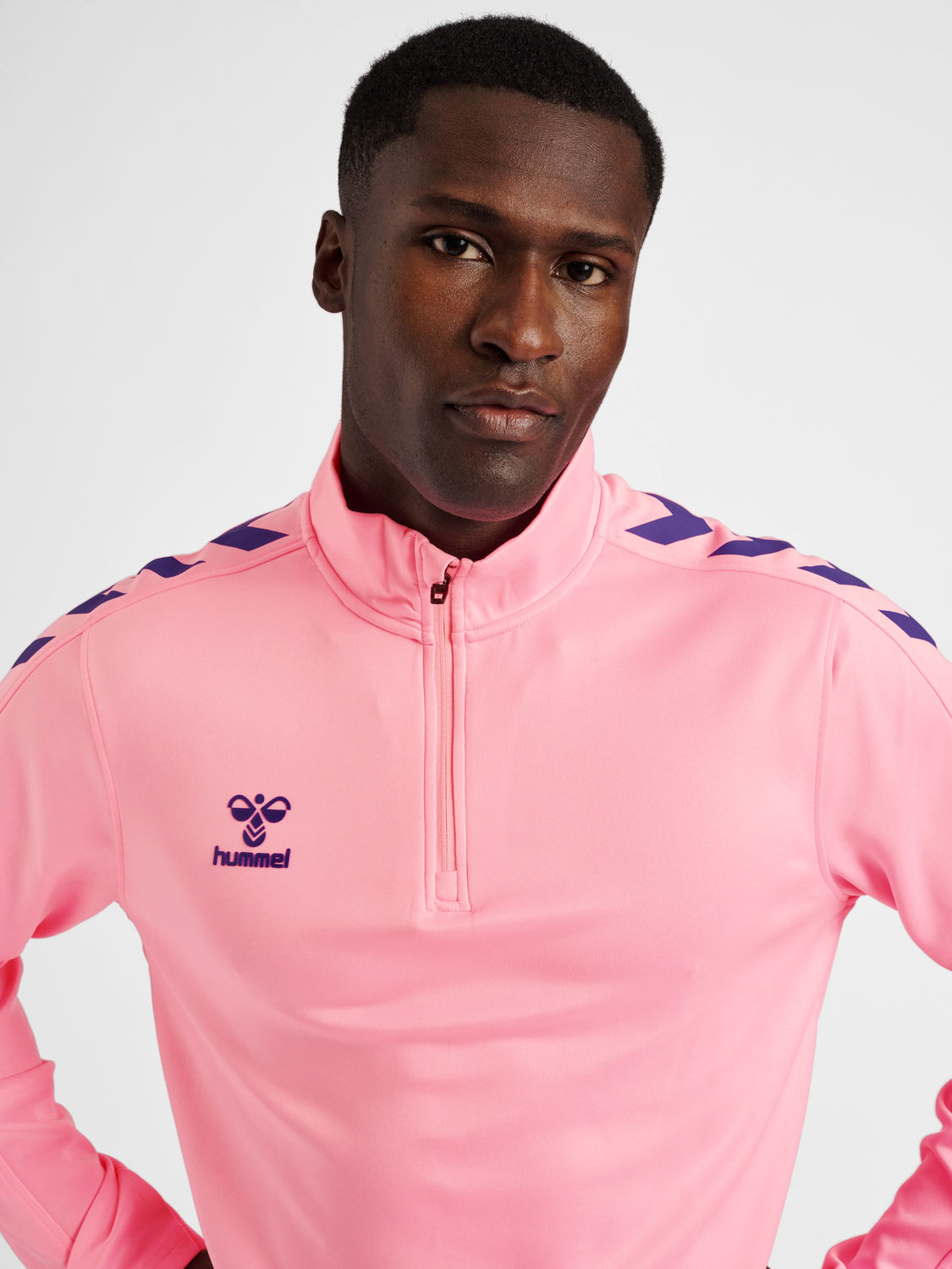 hmlCORE XK HALF ZIP POLY SWEAT