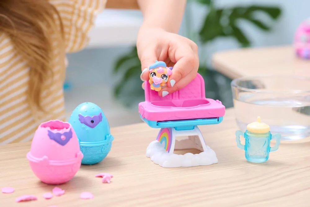 HATCHIMALS - PACK DE 2 HATCHIMALS + CHAISE HAUTE