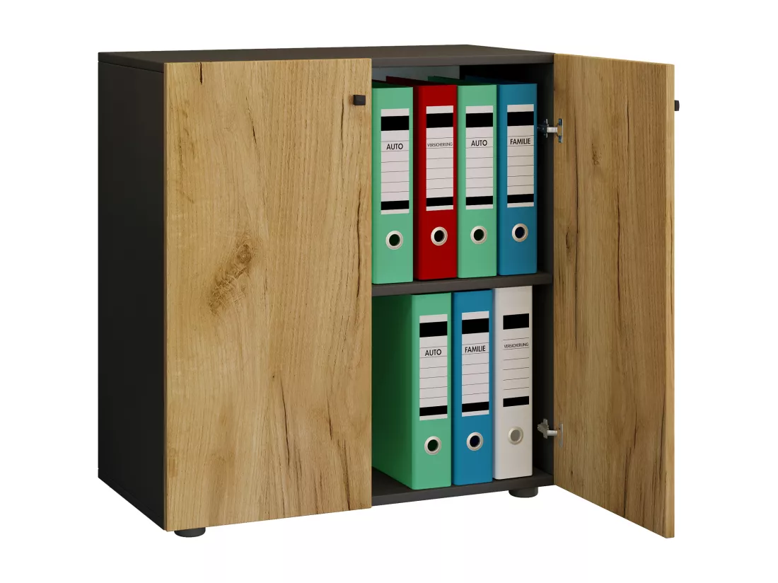 Armoire de bureau Armoire à dossiers Lona 2 cas