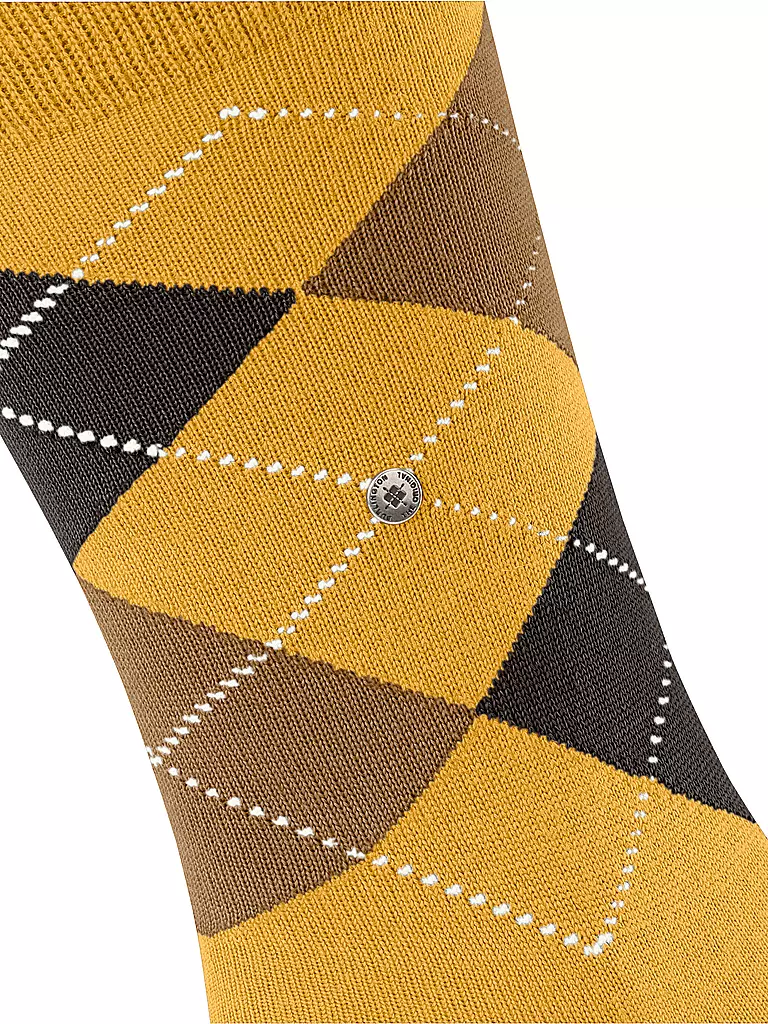 BURLINGTON Herren Socken EDINBURGH solar gelb
