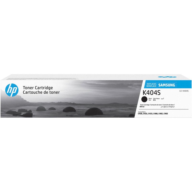 Toner CLT K404S noir (Samsung devient HP) pour imprimante laser