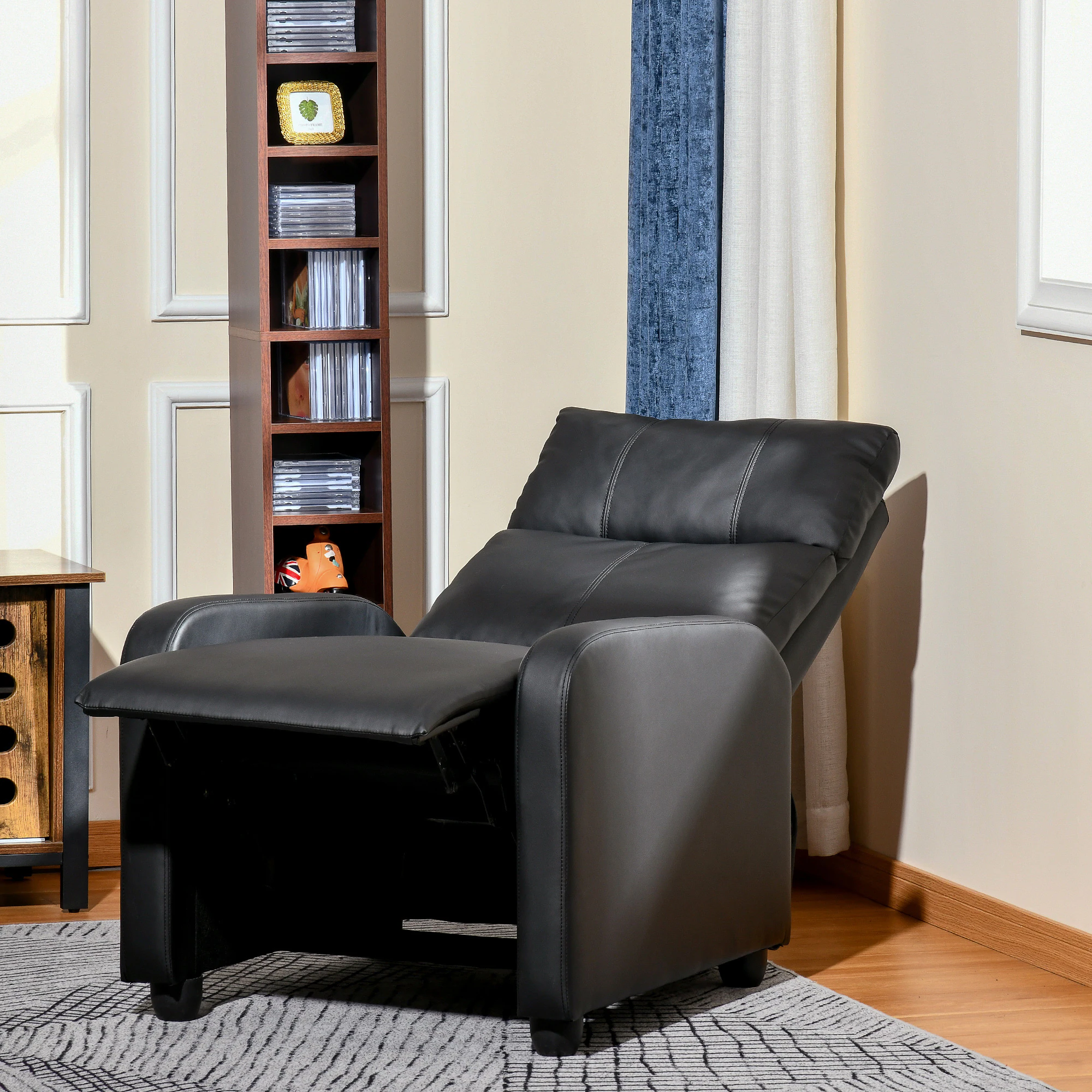 HOMCOM Fernsehsessel mit Liegefunktion 69,5 x 89,5 x 104,5 cm (LxBxH)
