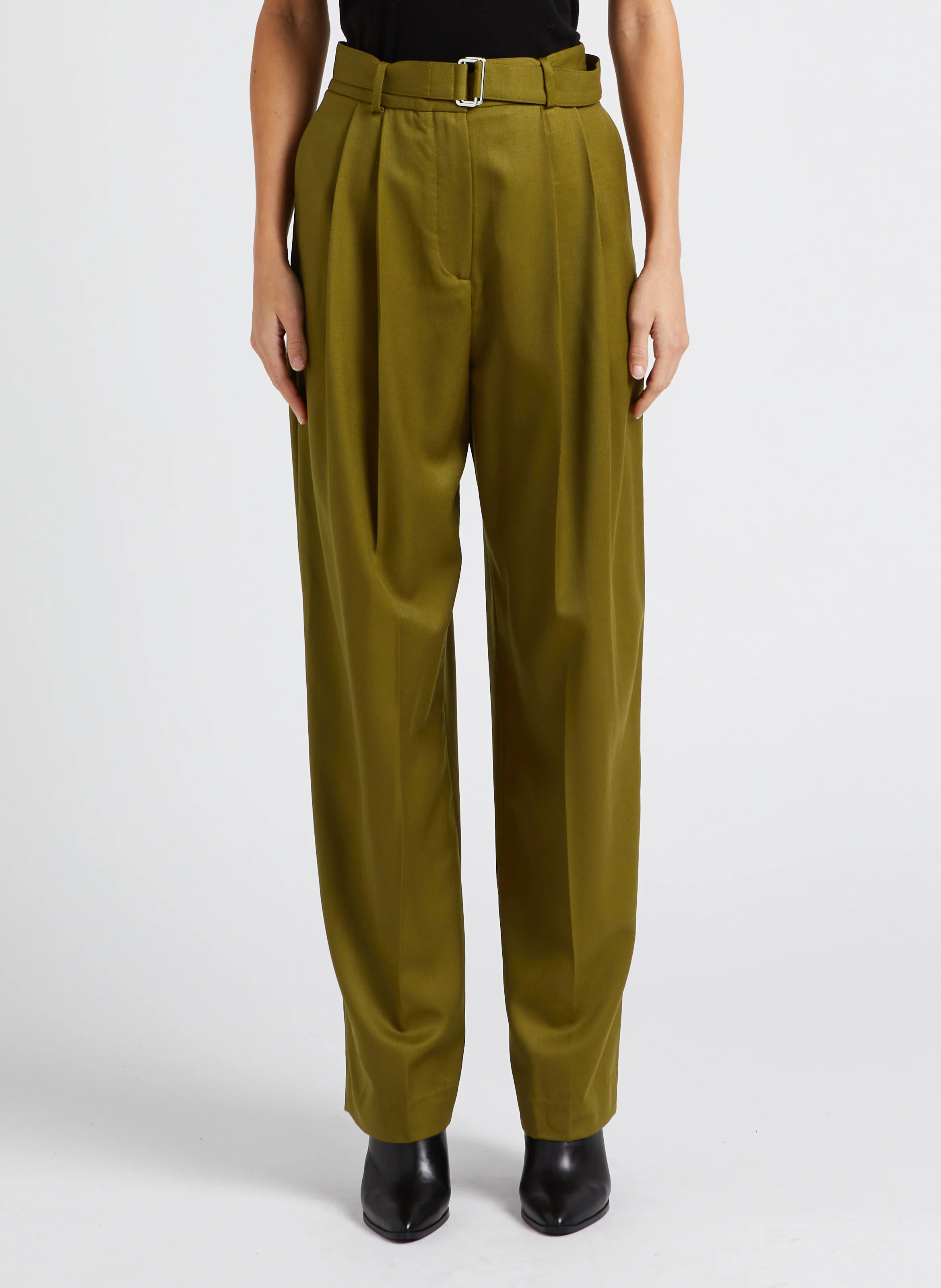CHICAGO - Pantalon tailleur droit | Vert