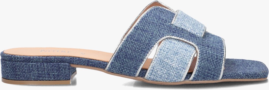 blauwe notre-v slippers 6416
