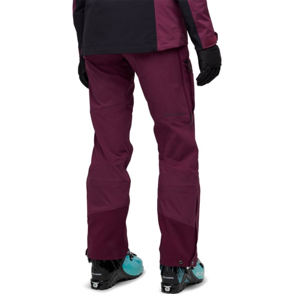 Pantalon ski de randonnée BLACK DIAMOND W DAWN PATROL HYBRID PANTS BLACKBERRY
