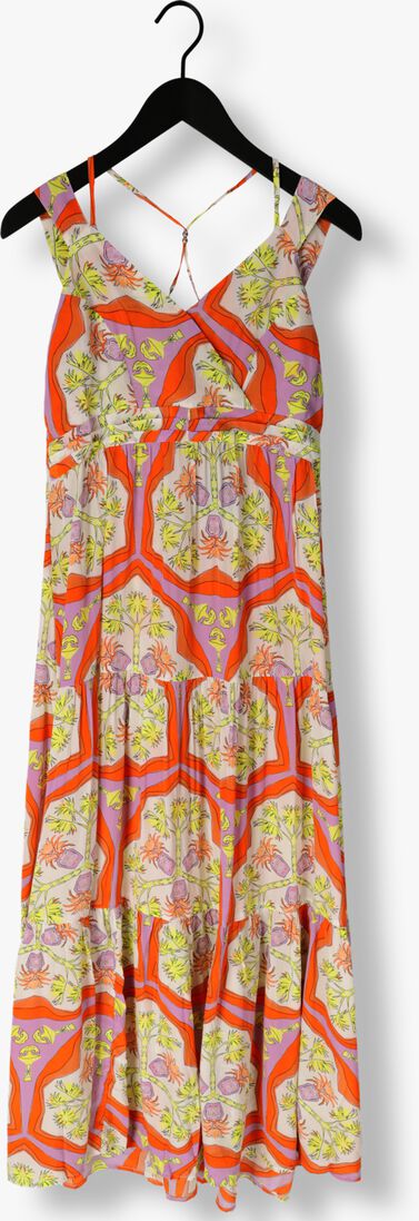 POM AMSTERDAM oranje pom amsterdam midi jurk strap marrakesh summer dress