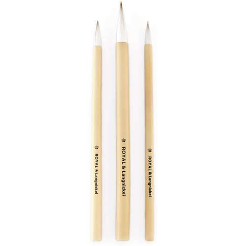 Royal & Langnickel Bambus Pinselset, 3 Pinsel