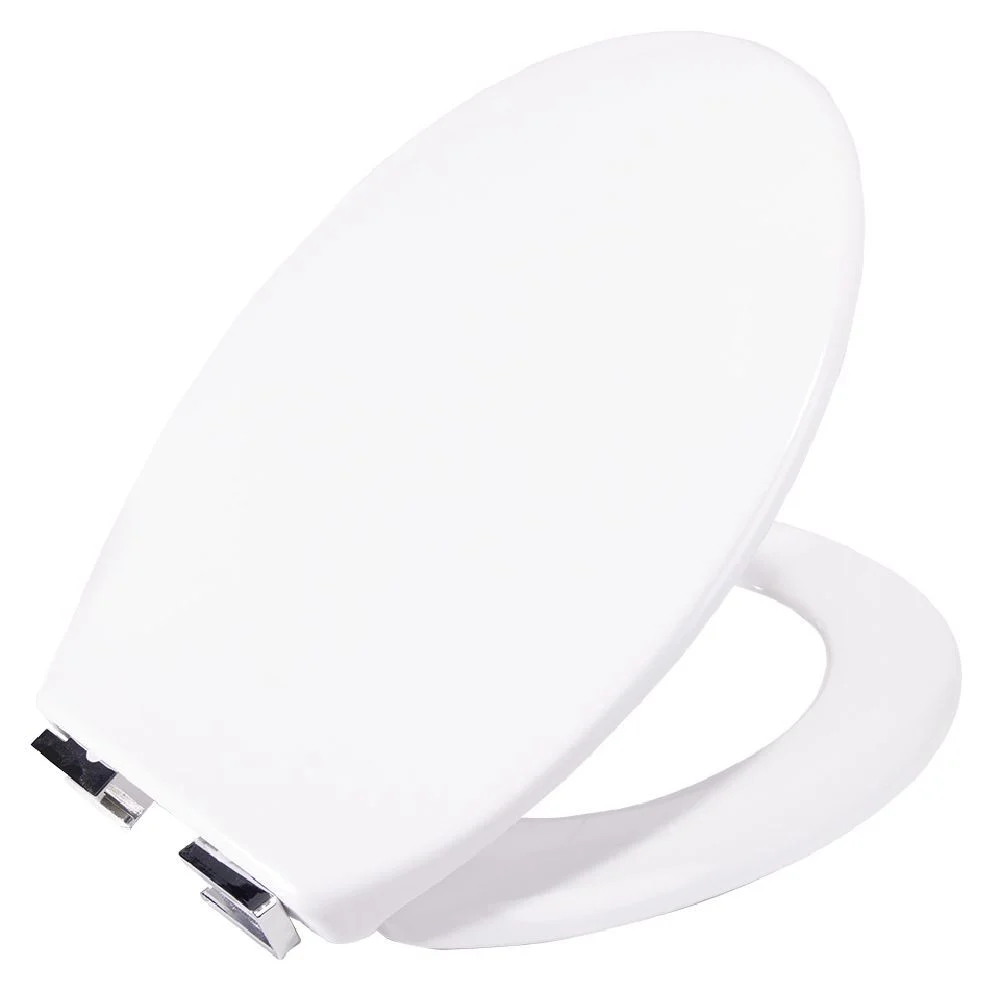 Abattant WC duroplast blanc avec frein de chute déclipsable réglable