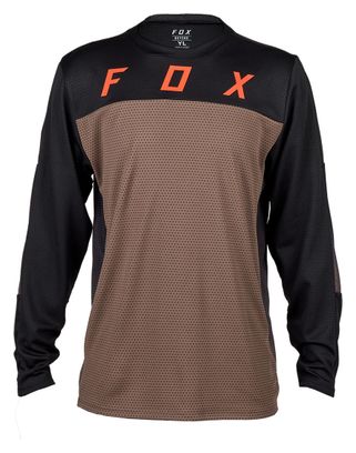 Maillot à manches longues Fox Junior Defend Race Marron
