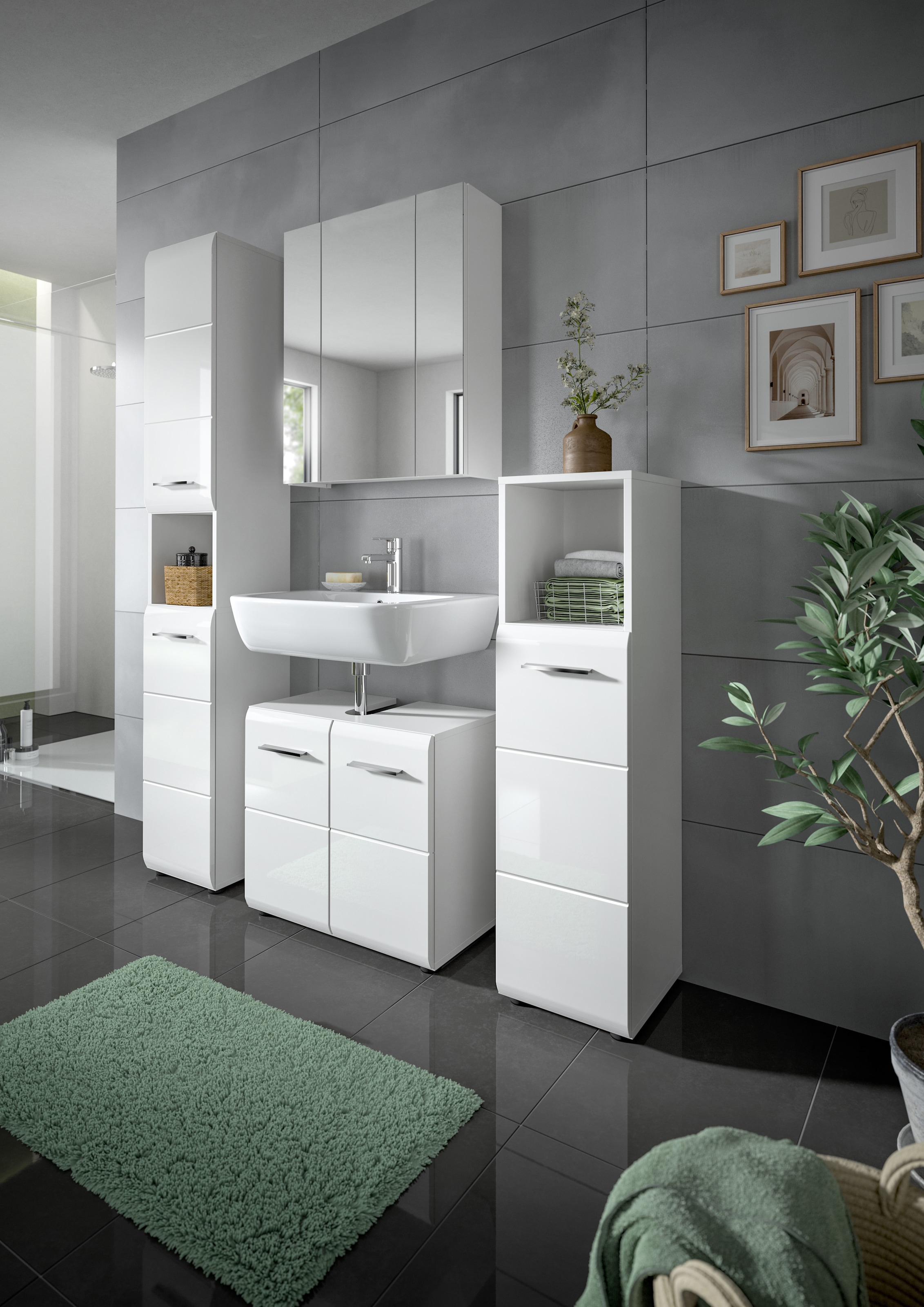 INOSIGN Badezimmer-Set Set, 4 Stk. tlg.