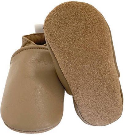 BabySteps Leren Babyslofjes Camel Antislip Suède Zool Zachte Baby Slofjes Eerste Stapjes &