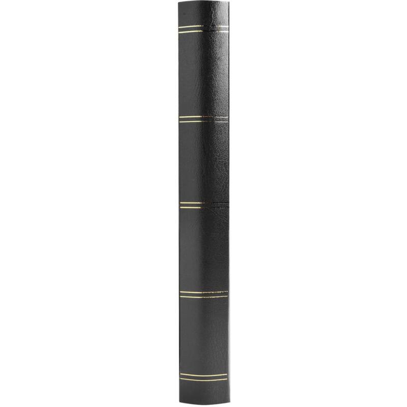 Album de timbres simili-cuir 64 pages noires - 22,5x30,5 cm