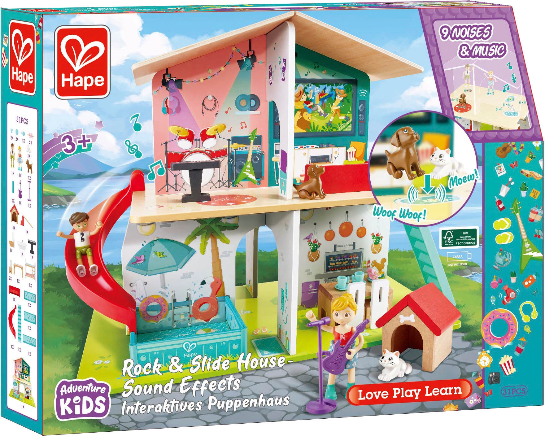 Hape Puppenhaus »Interaktives Puppenhaus«