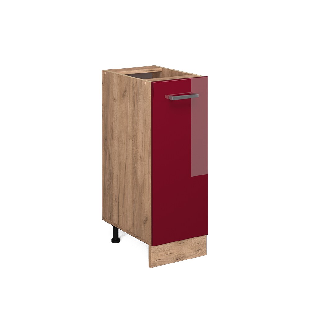 Vicco Apothekerunterschrank Küchenschrank Küchenzeile R-Line 30 cm Eiche Bordeaux