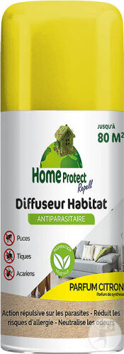 Home Protect Repell Difuseur Habitat Antiparasitaire Parfum Citron 150ml