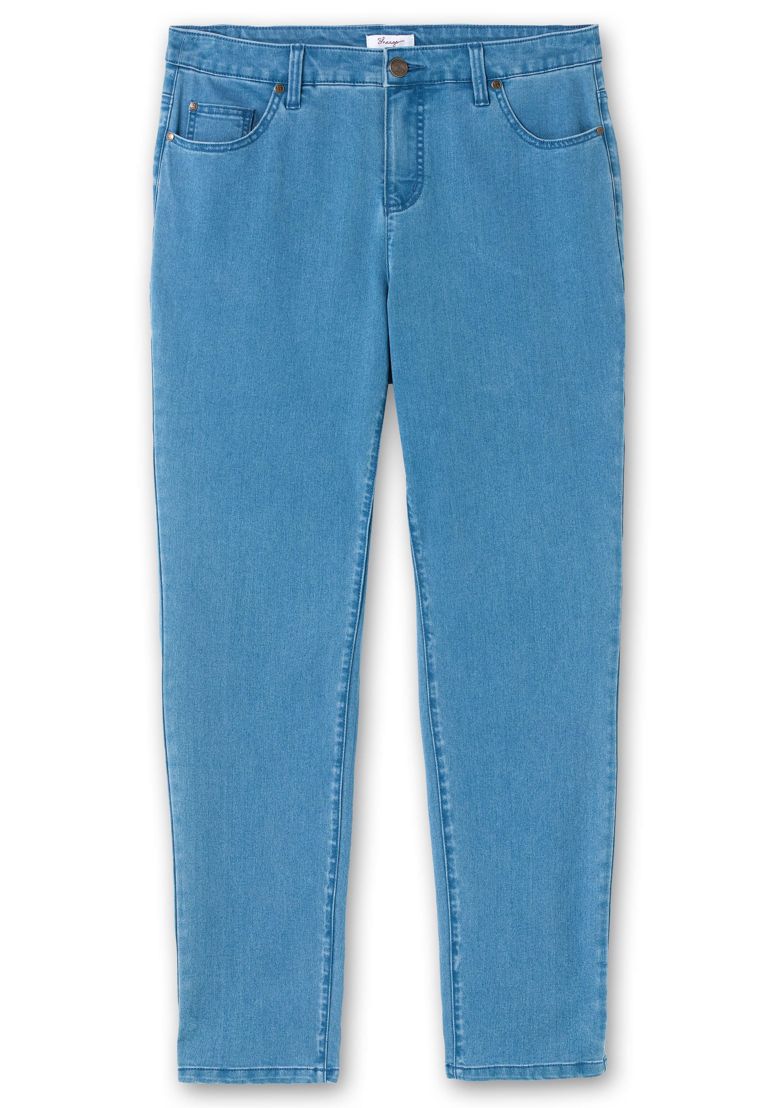 Schmale Stretch-Jeans im 5-Pocket-Stil