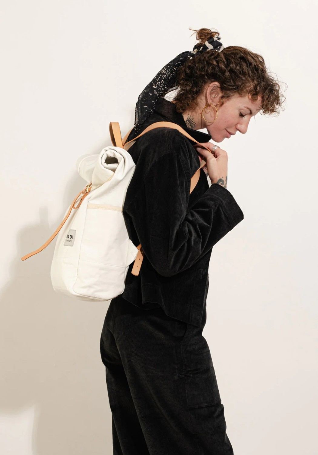 BADI Culture Roll-Over Rucksack Roll-Over Backpack Natural