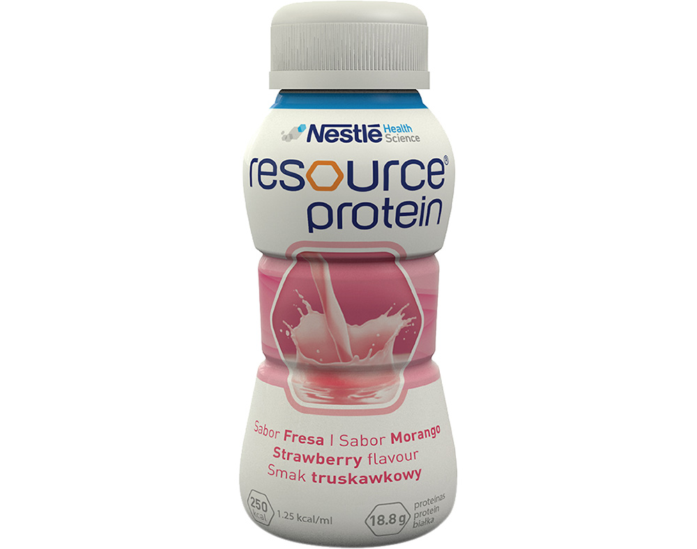 ALIMENTO DIETÉTICO RESOURCE PROTEÍNA MORANGO 4X200ML