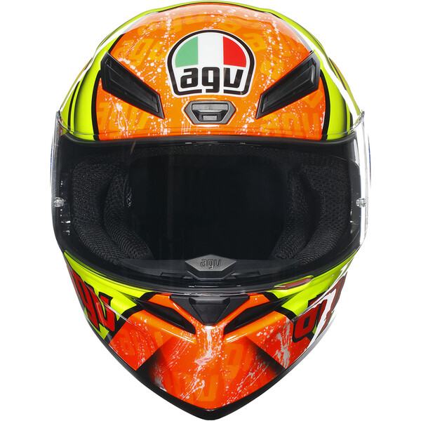 AGV - Casque K1 S Izan Orange / Jaune / Bleu