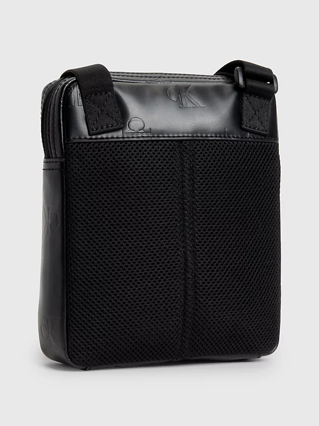 Bolsa de ombro estilo repórter com logotipo