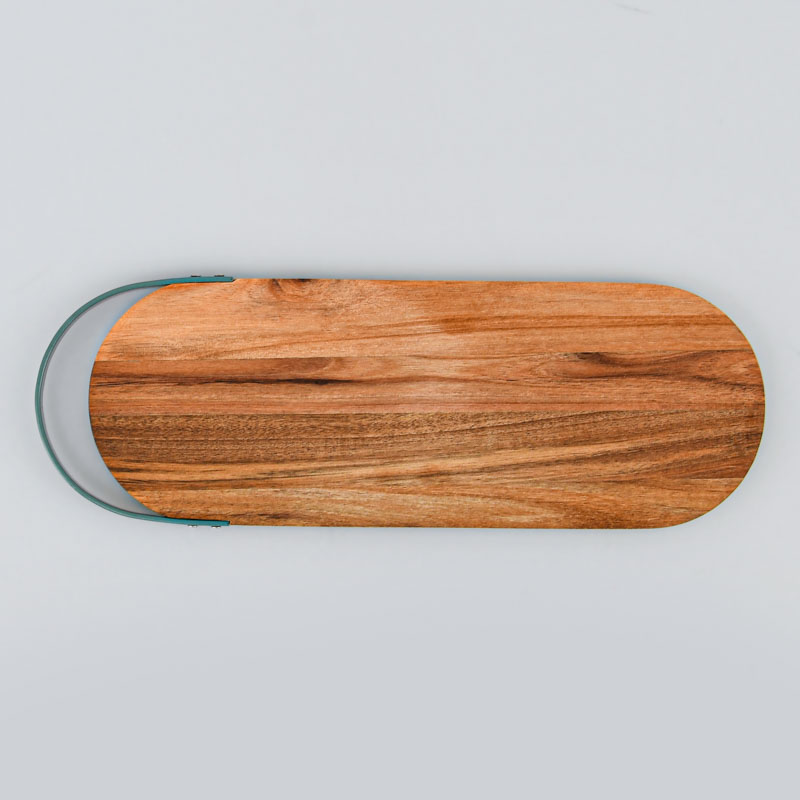 Planche à découper ovale en acacia