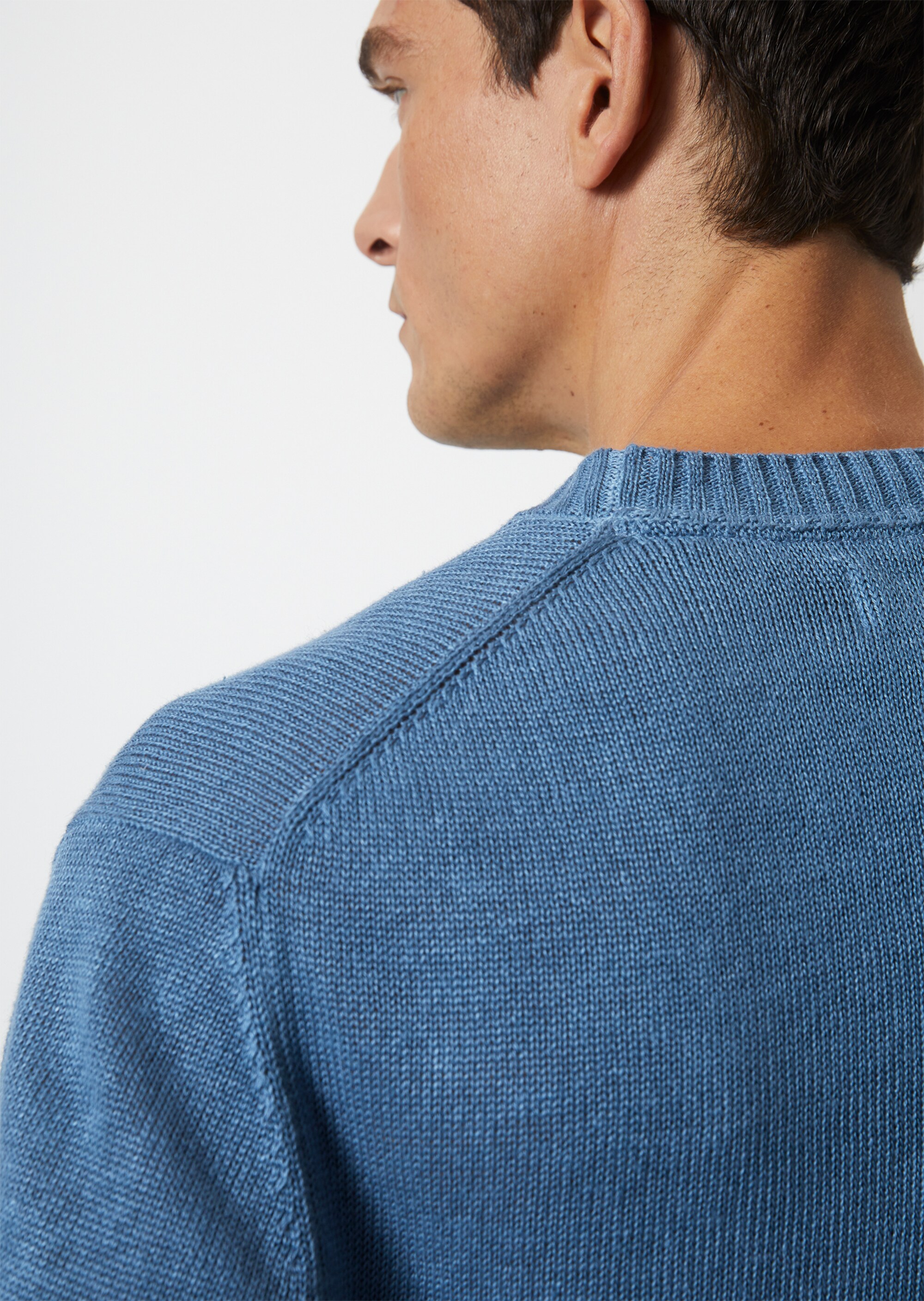 Pullover regular aus Baumwolle und Leinen