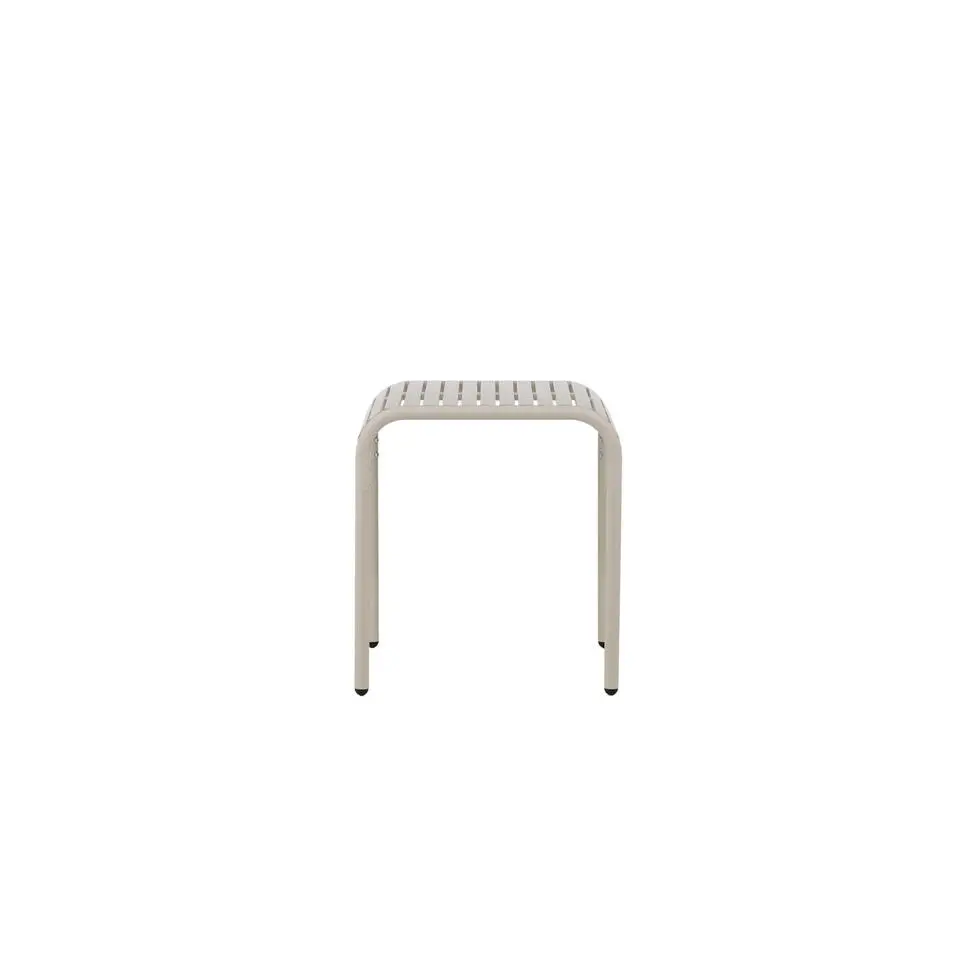 Bistrotafel Beige Metaal - 70x70x75cm - Borneo