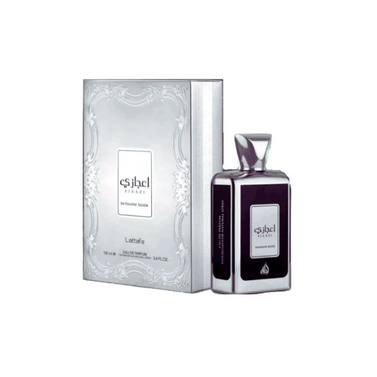 Lattafa Ejaazi Intensive Silver Eau de Perfume für Damen und Herren 100 ml