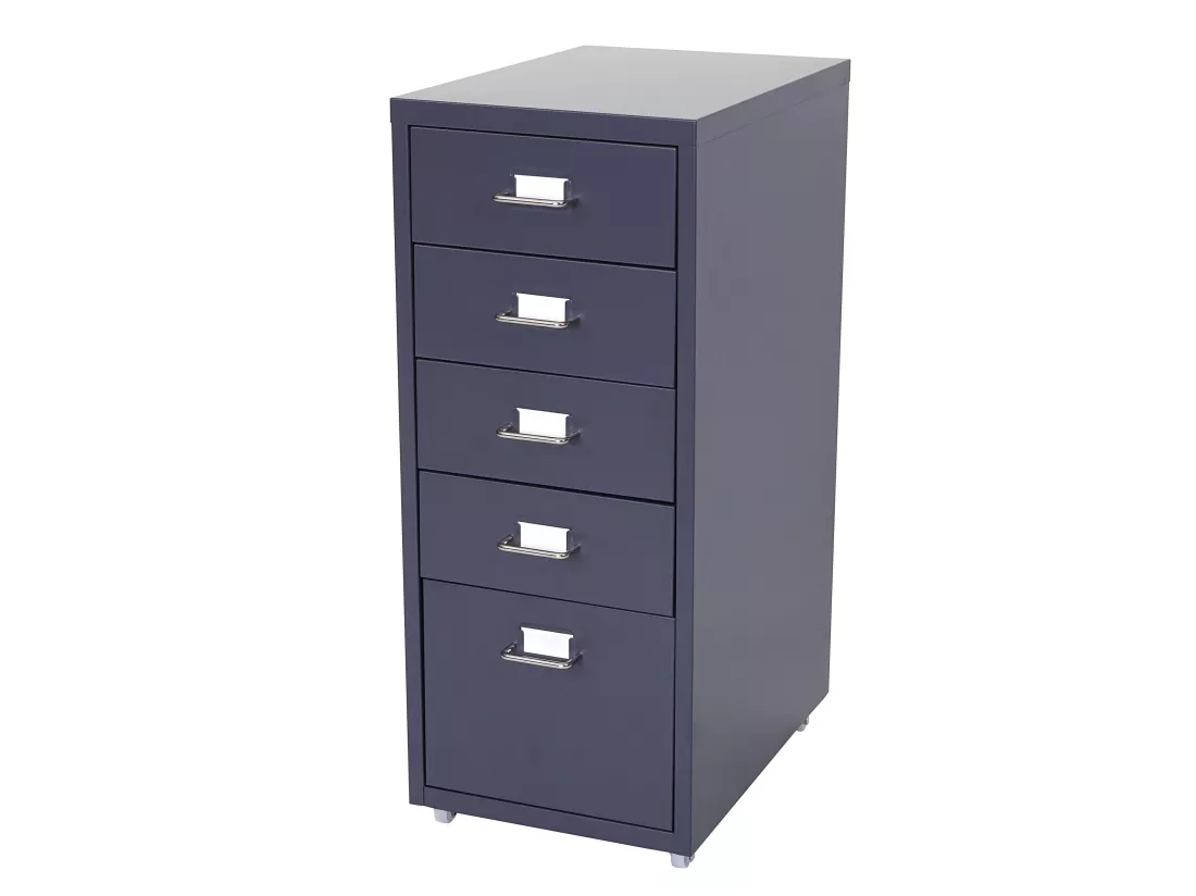 Caisson roulant Preston T851, gris foncé
