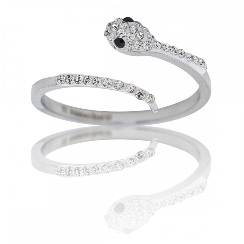 Bague Femme Serpent strass