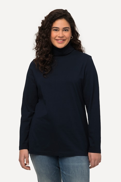 Shirt, Rollkragen, Slim, Langarm
