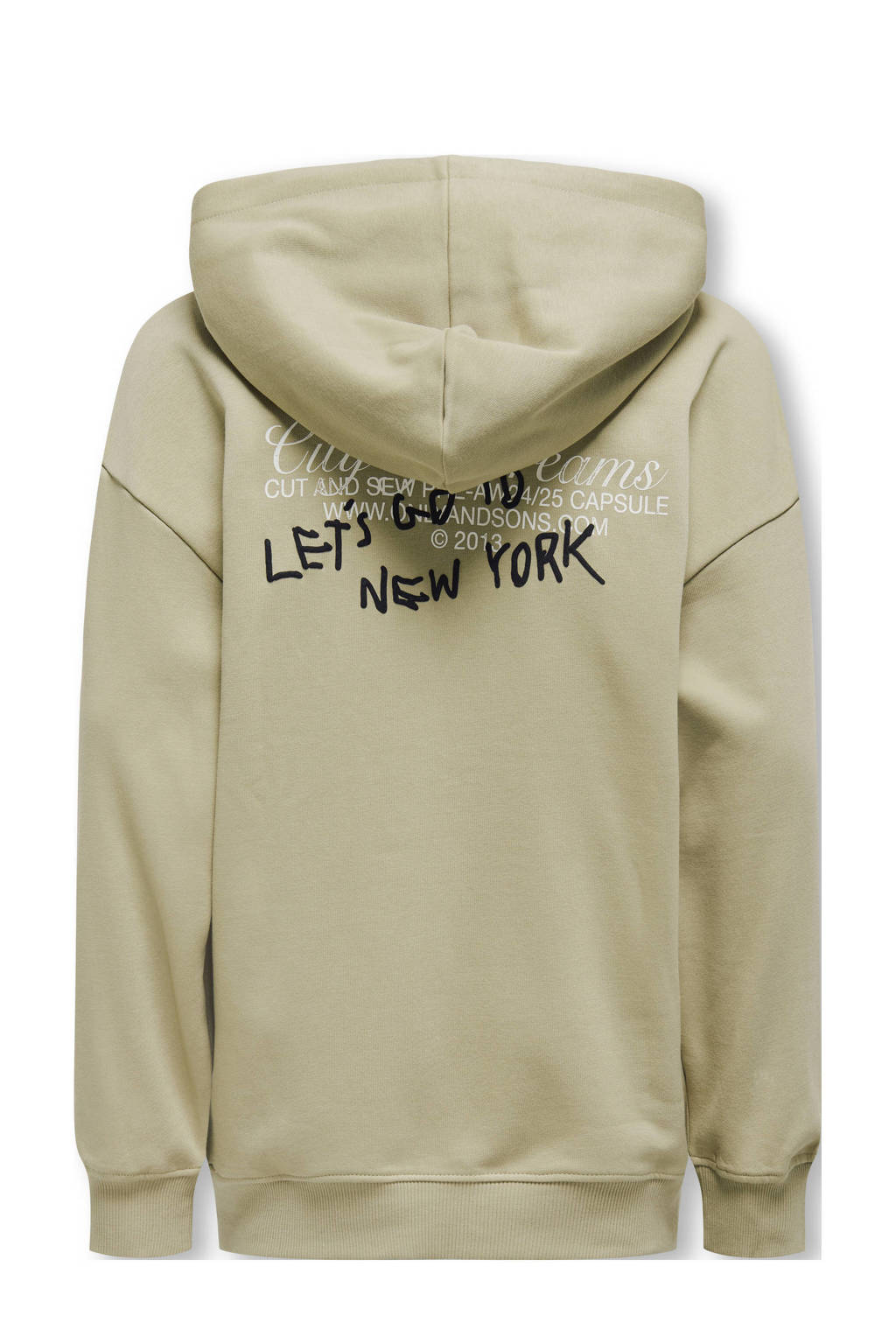 ONLY hoodie KOBRAMON beige