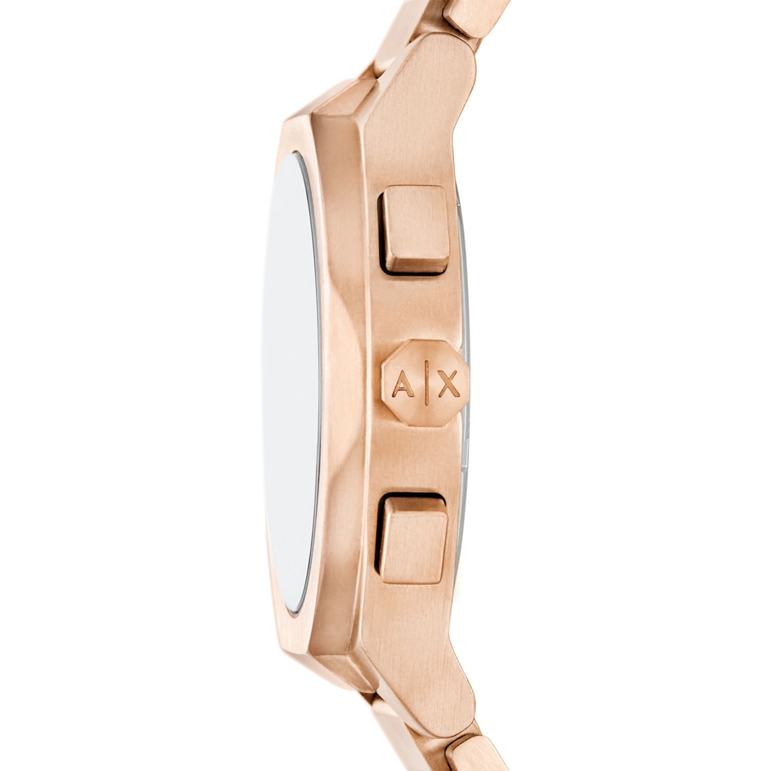 Armani Exchange Rafael Chronograph Rosé / Braun 42mm