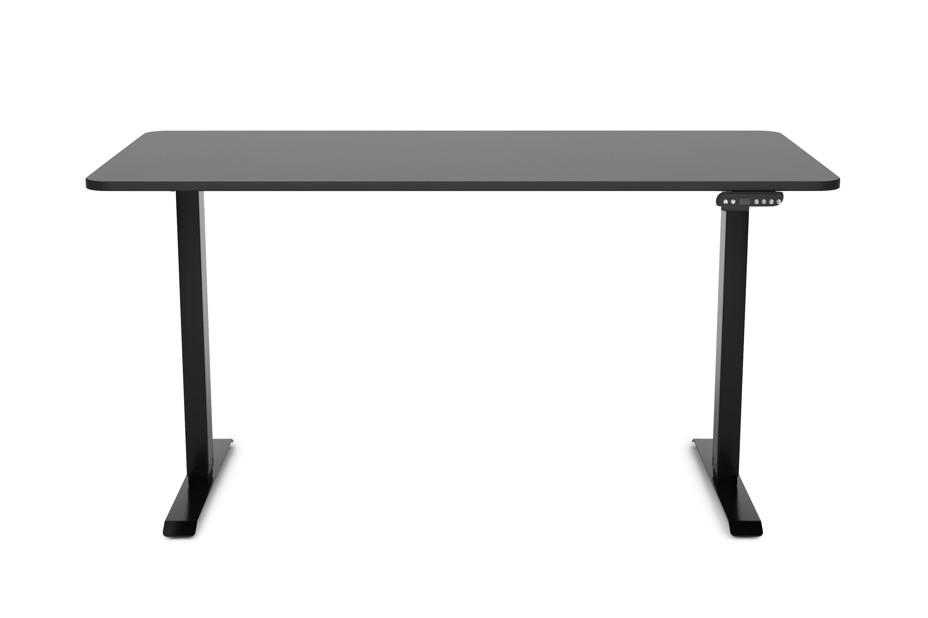 Stehpult elektrisch BASIC schwarz 140 x 70 cm