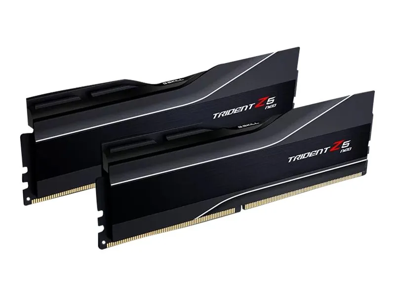 G.Skill Trident Z5 Neo - DDR5 - sæt - 48 GB: 2 x 24 GB - DIMM 288-PIN - 4000 MT/s / PC5-64000 - CL40 - 1.4 V - ikke bufferet - on-die ECC - mat sort