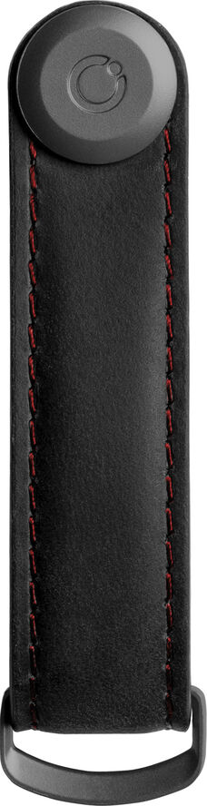 Orbitkey Crazy Horse Leather Obsidian/Red Obsidian/red