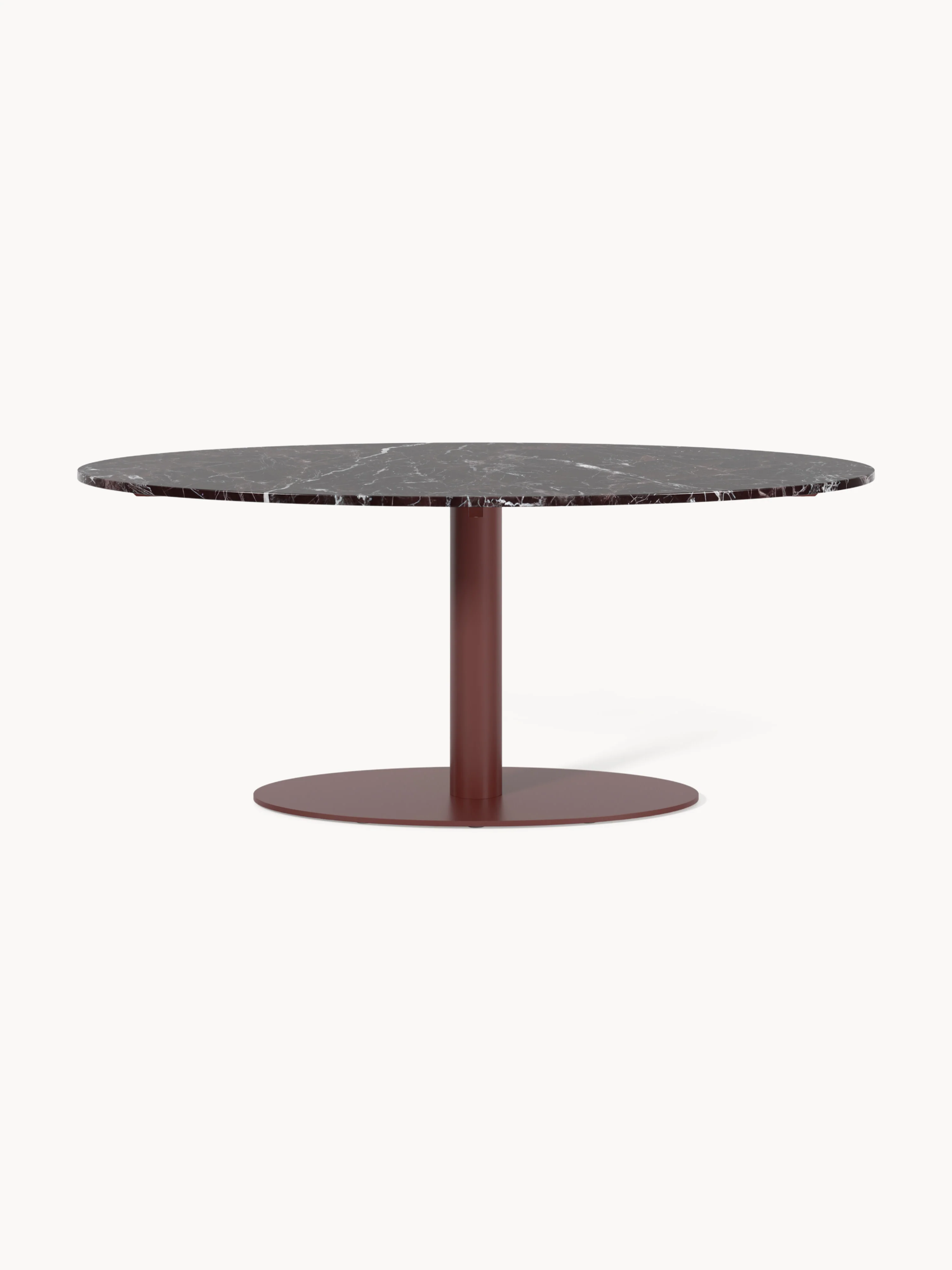 Ovale marmeren eettafel Miley, in verschillende formaten